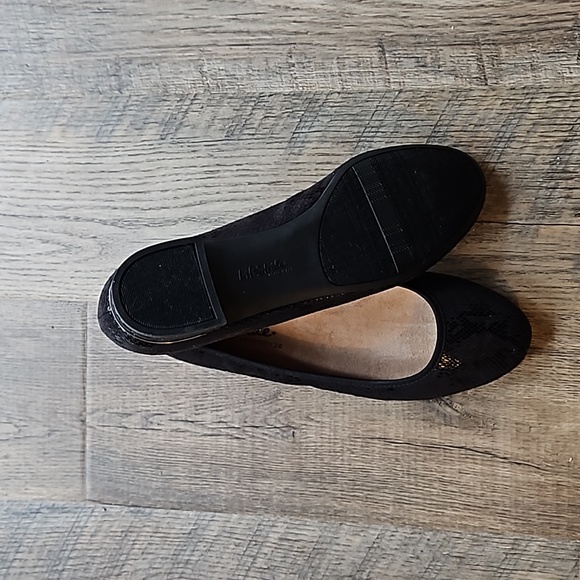 Lifestride by velocity dressy flats 8 1/2 black glittery look - Picture 3 of 3